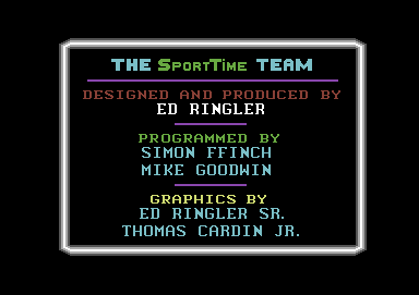 Omni-Play Basketball screenshot 4 for Commodore 64